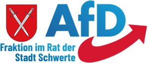 AfD Fraktion Schwerte Logo rot transparent Langtext